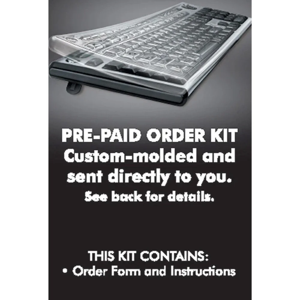 Fellowes Custom Keyguard Keyboard Cover PAID Mail Order Kit 99680 077511996801